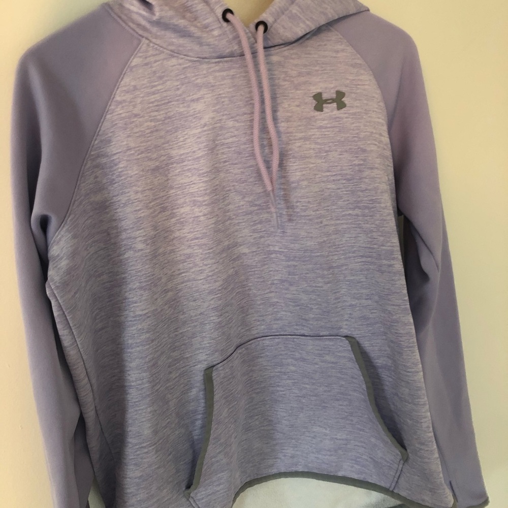UA purple sweatshirt